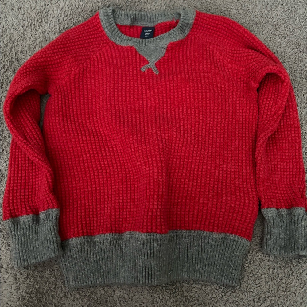 Gap kids waffle sweater